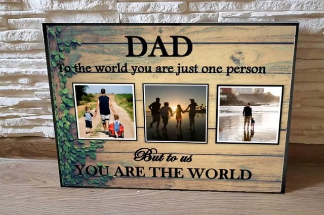 Personalized Rock Plaque A4